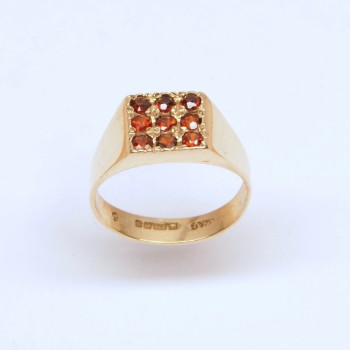 9ct Gold Garnet Ring